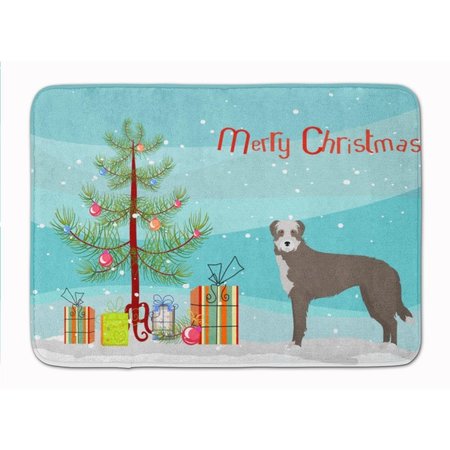 CAROLINES TREASURES Lurcher No.1 Christmas Tree Machine Washable Memory Foam Mat CK3850RUG